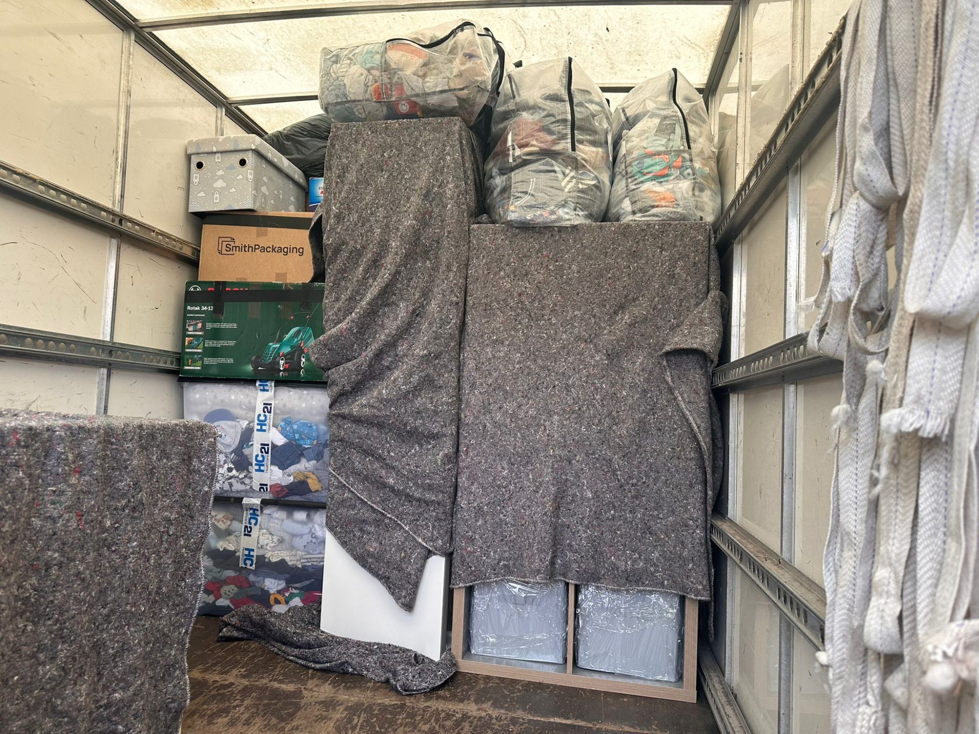Removal items covered with protective cover Belfast | County Down | County Antrim